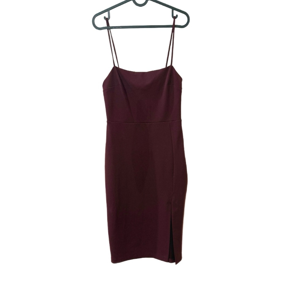 Express Red Slip Mini Dress Spaghetti Strap Cocktail